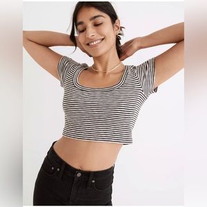NWT Madewell Westville Crop Tee